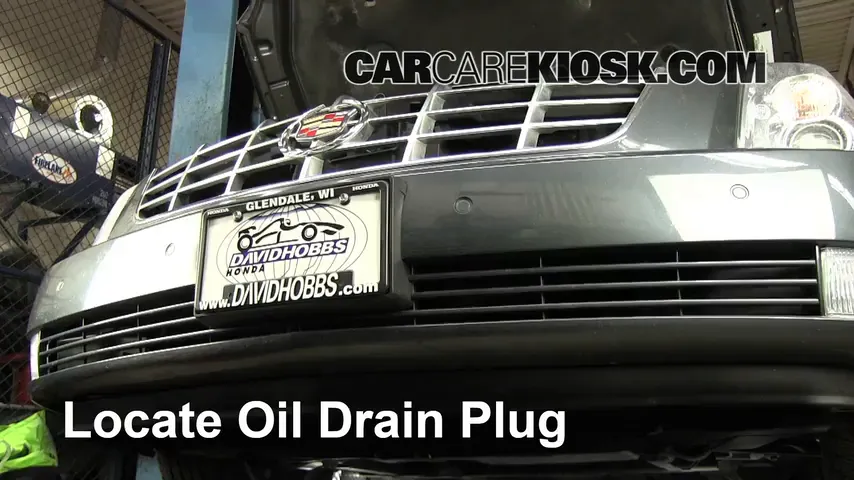 2009 Cadillac DTS Platinum 4.6L V8 Oil Change Oil and Oil Filter